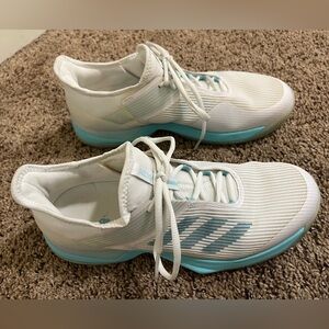 AdidasParley x Wmns Adizero Ubersonic 3 Blue White Women’s Size 8.5 Tennis Shoes
